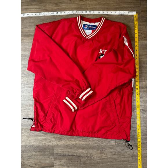 Vintage Boathouse Sports RV Red Devils Pullover Jacket Embroidered Logo Size M - Picture 5 of 5